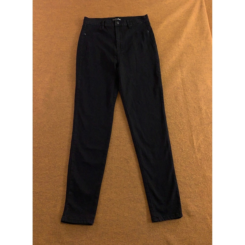 Fashion Nova Juniors 15 Black High Waisted Stretch Skinny Jeans New
